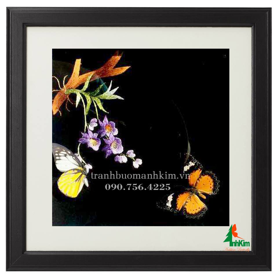 Lan tím và bướm